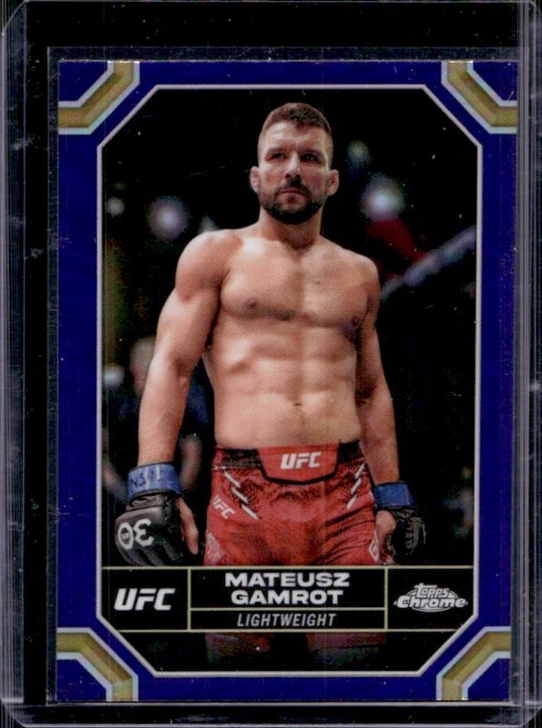 2024 Topps Chrome UFC #126 Purple Refractor
