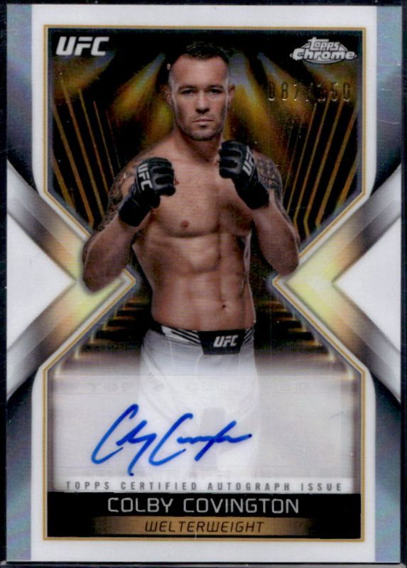 2024 Topps Chrome UFC #MEA-CCO Main Event Autographs - Refractor /150