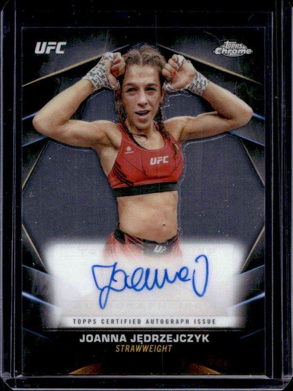 2024 Topps Chrome UFC #CVA-JJE Veteran Autographs