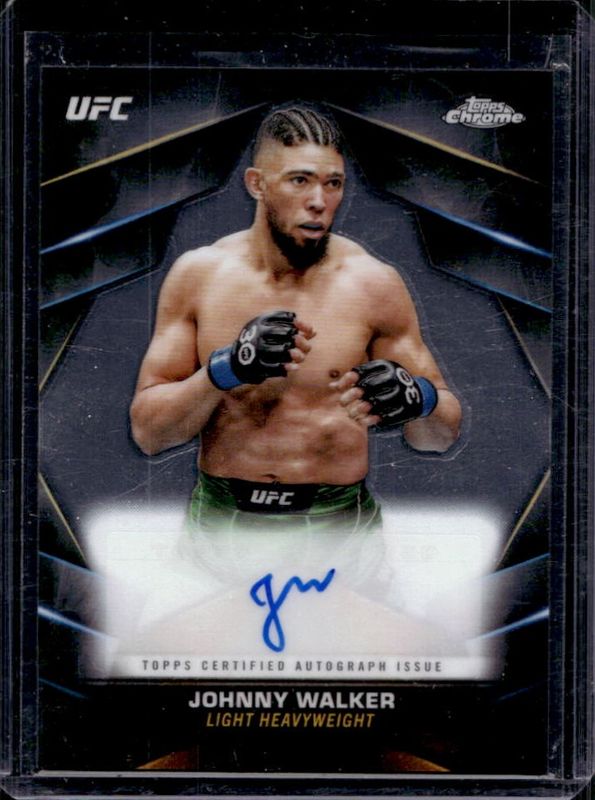 2024 Topps Chrome UFC #CVA-JWA Veteran Autographs