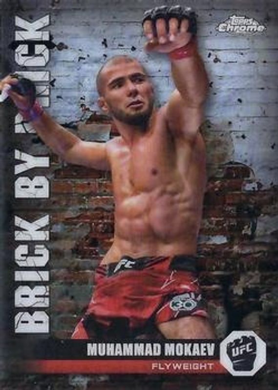 Muhammad Mokaev 2024 Topps Chrome UFC #BYB-4 Brick By Brick RAW