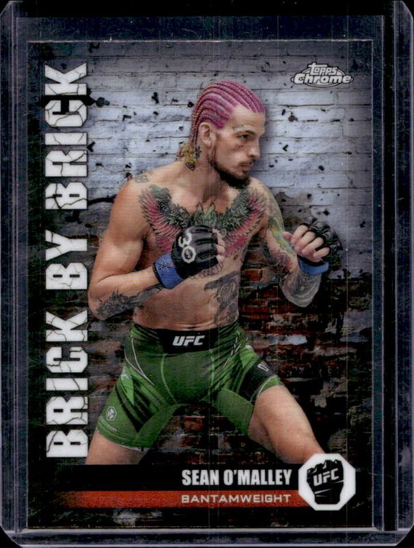 Sean O'Malley 2024 Topps Chrome UFC #BYB-20 Brick By Brick RAW