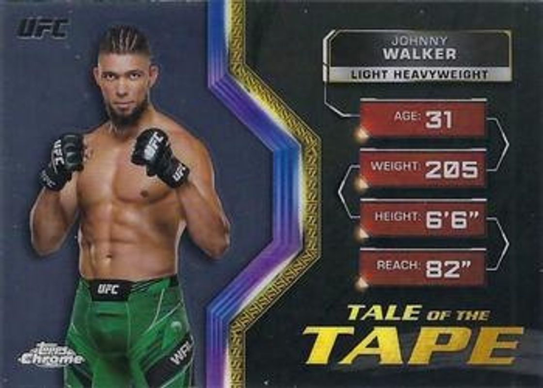 2024 Topps Chrome UFC #TFT-22 Tale of the Tape