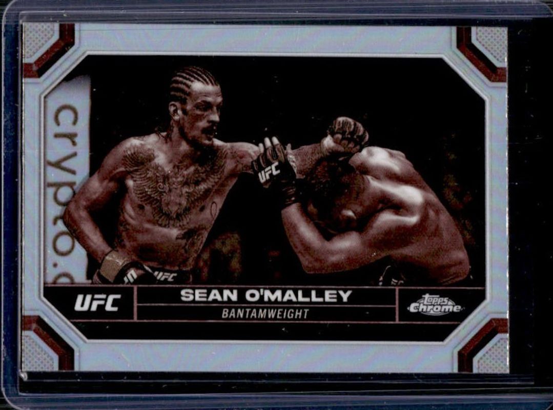 Sean O'Malley 2024 Topps Chrome UFC #173 Sepia Refractor RAW