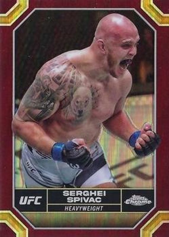 2024 Topps Chrome UFC #176 Magenta Refractor