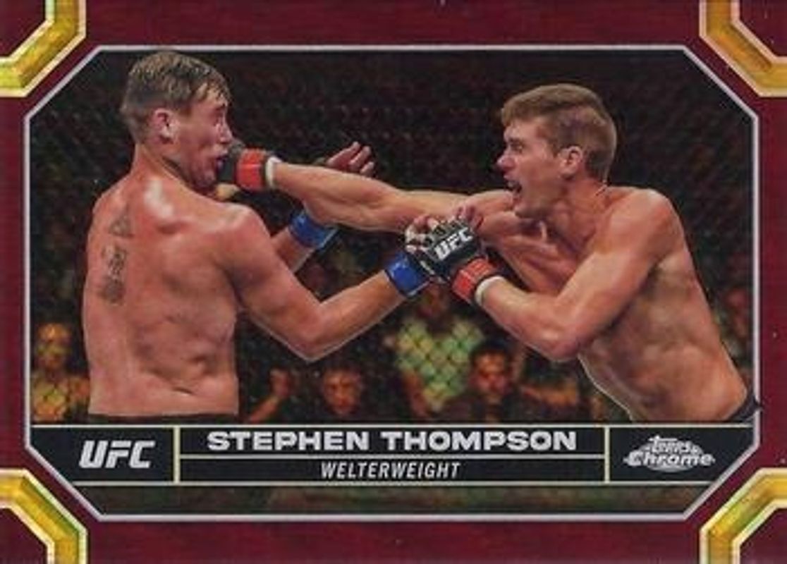 2024 Topps Chrome UFC #180 Magenta Refractor