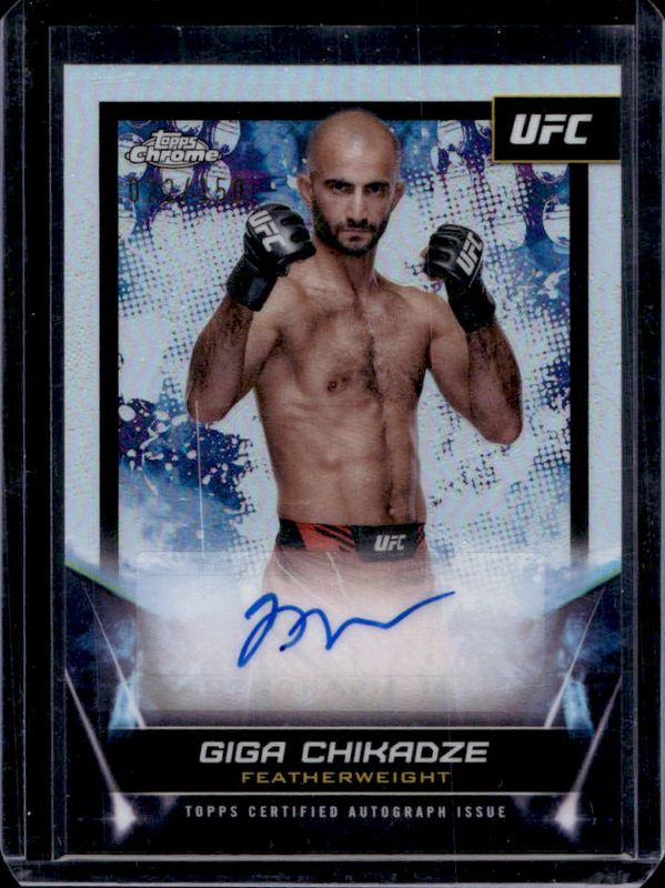 2024 Topps Chrome UFC #FNA-GCH UFC Signatures - Refractor /150