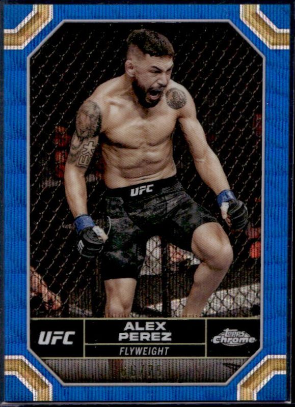 2024 Topps Chrome UFC #5 Blue Wave Refractor /75