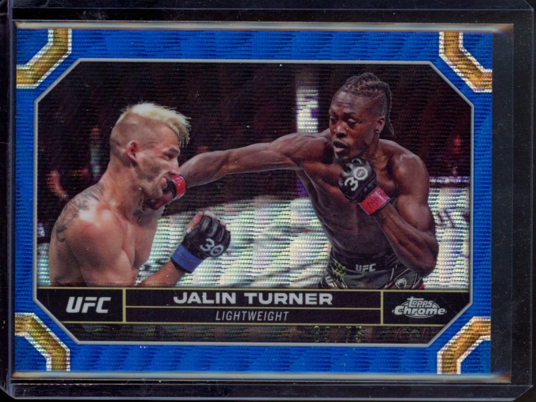 2024 Topps Chrome UFC #88 Blue Wave Refractor /75