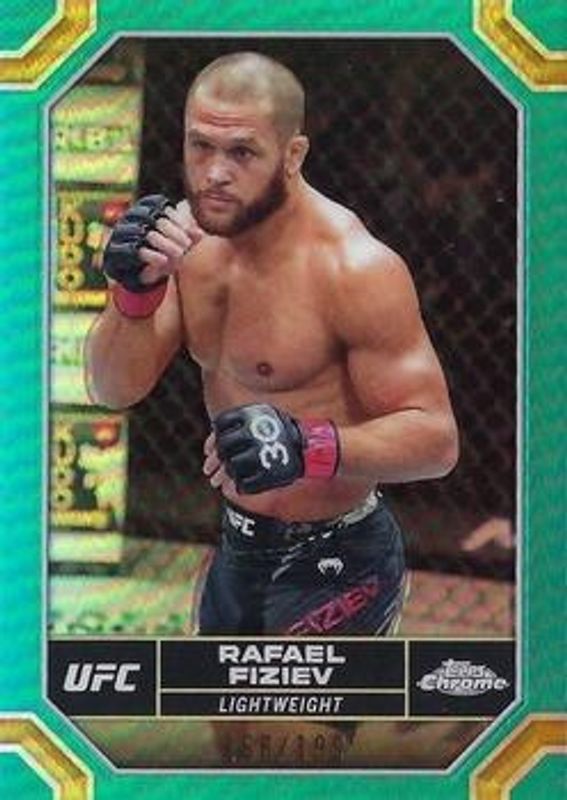 2024 Topps Chrome UFC #159 Aqua Refractor /199