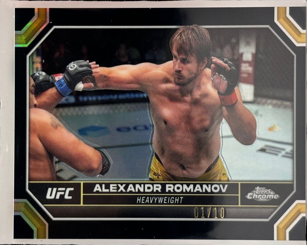 2024 Topps Chrome UFC #9 Black Refractor /10