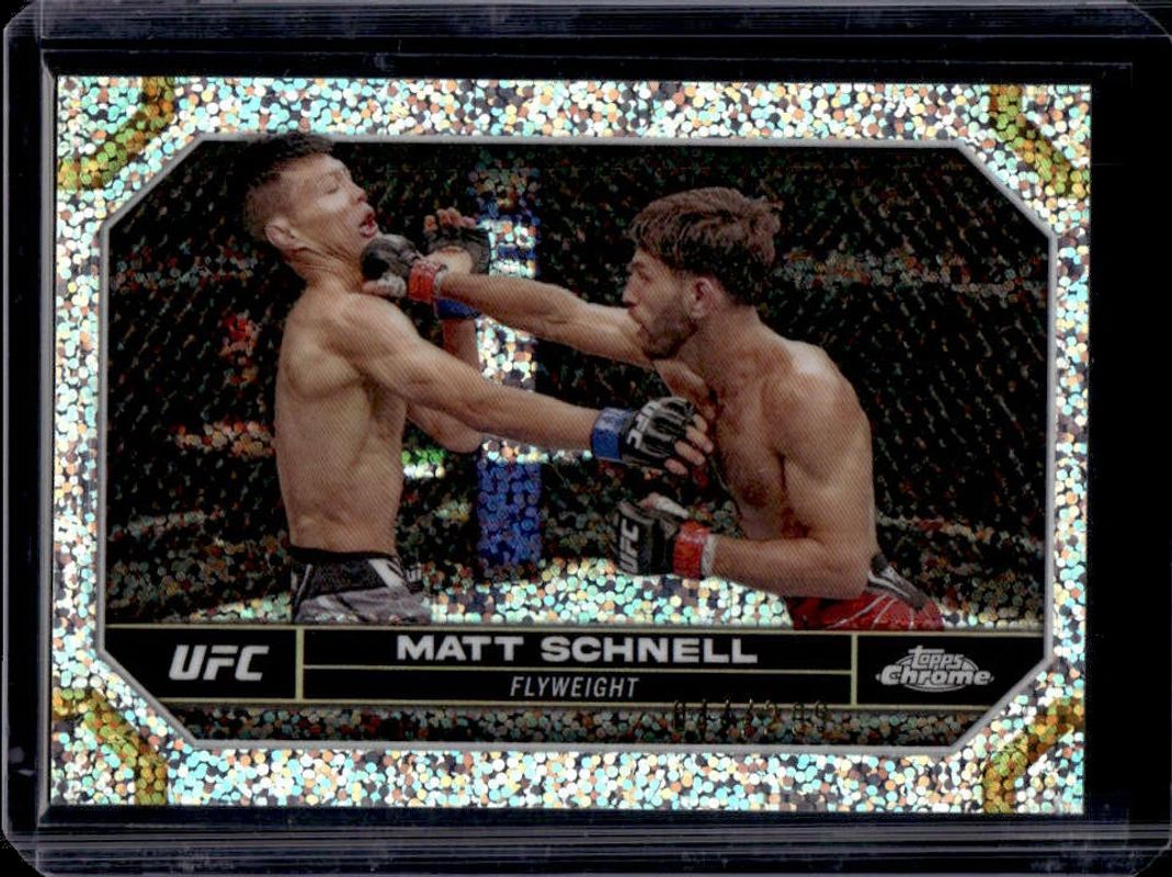 2024 Topps Chrome UFC #129 Speckle Refractor /299