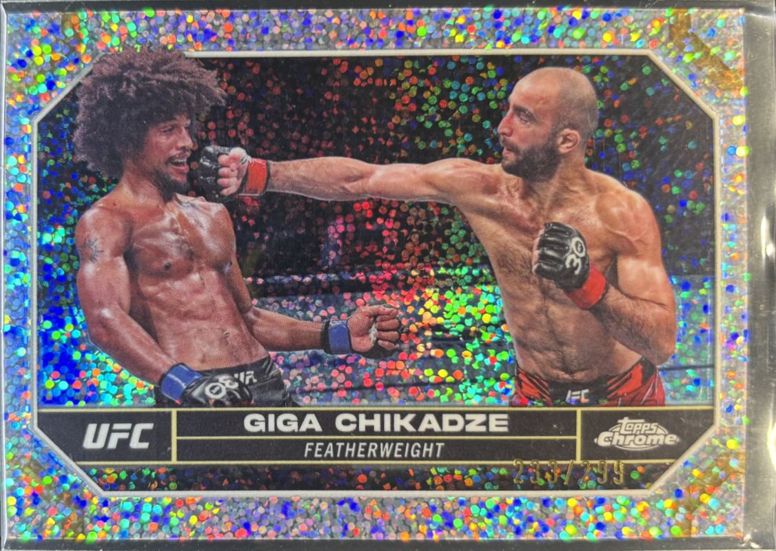2024 Topps Chrome UFC #69 Speckle Refractor /299