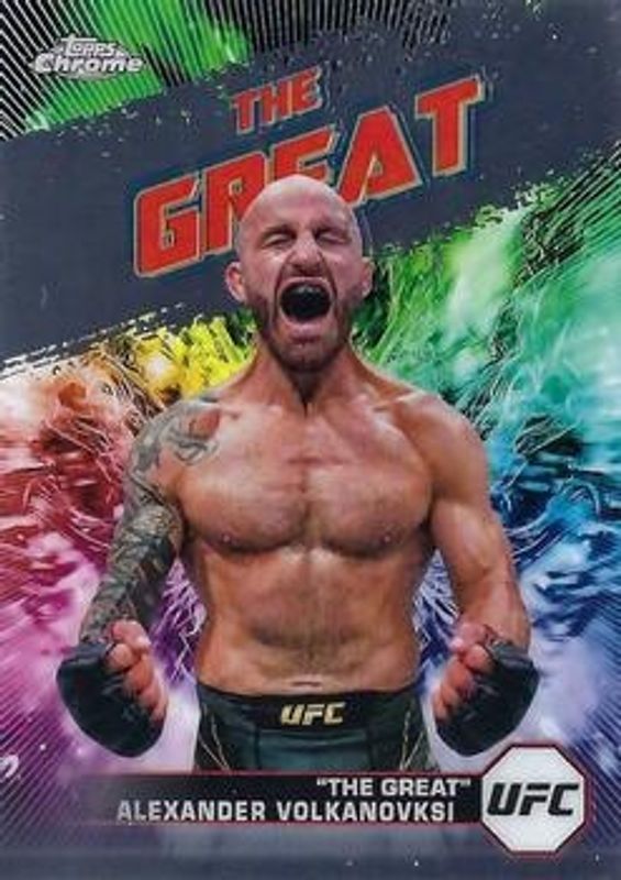 Alexander Volkanovski 2024 Topps Chrome UFC #AKA-15 AKA RAW