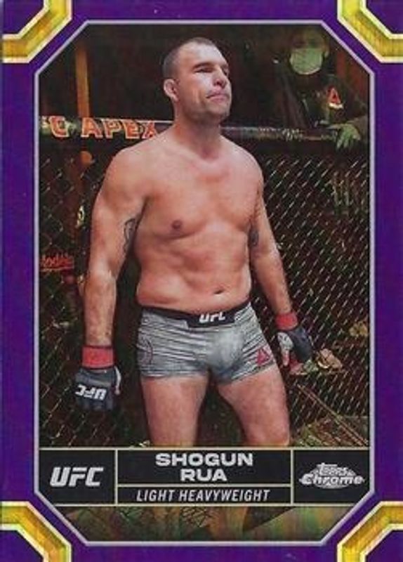2024 Topps Chrome UFC #130 Purple Refractor