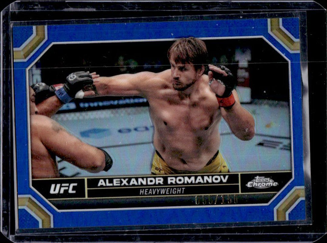 2024 Topps Chrome UFC #9 Blue Refractor /150