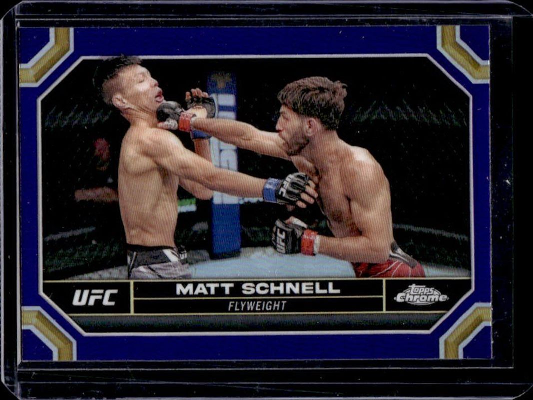 2024 Topps Chrome UFC #129 Purple Refractor
