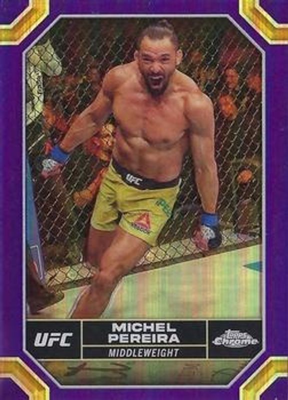 2024 Topps Chrome UFC #138 Purple Refractor