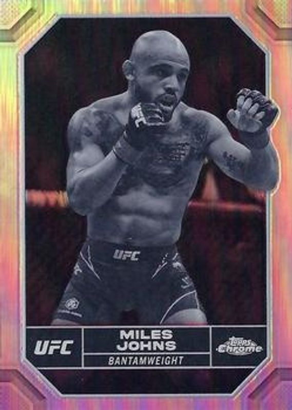 2024 Topps Chrome UFC #140 Negative Refractor