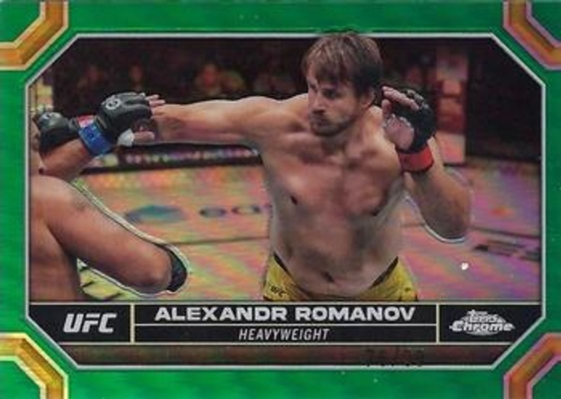 2024 Topps Chrome UFC #9 Green Refractor /99