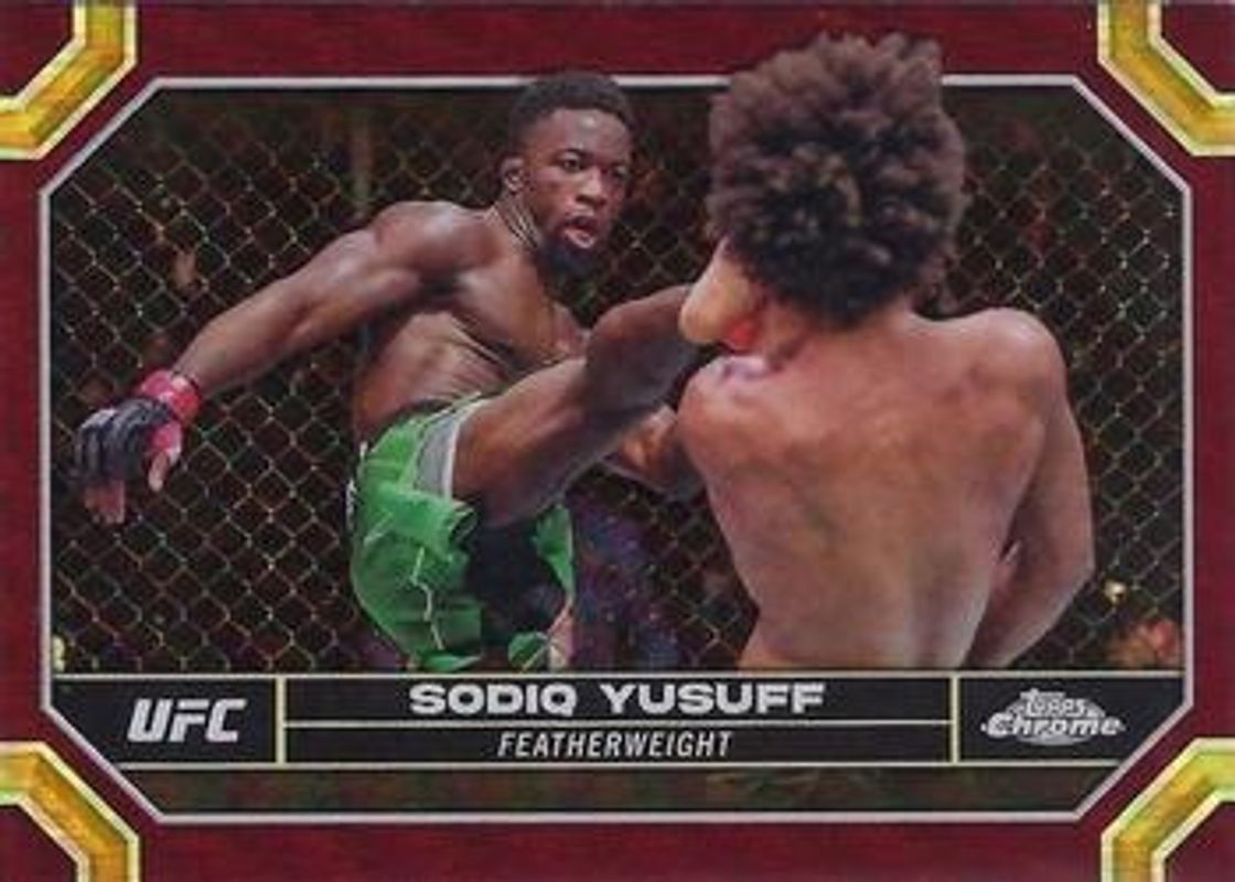 2024 Topps Chrome UFC #178 Magenta Refractor