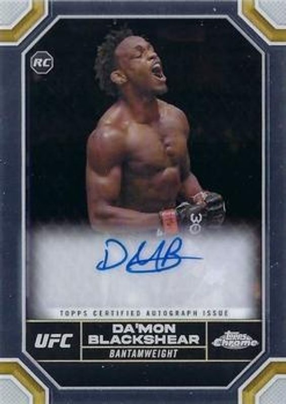 Da’Mon Blackshear 2024 Topps Chrome UFC #CRA-DMB Rookie Autographs RAW