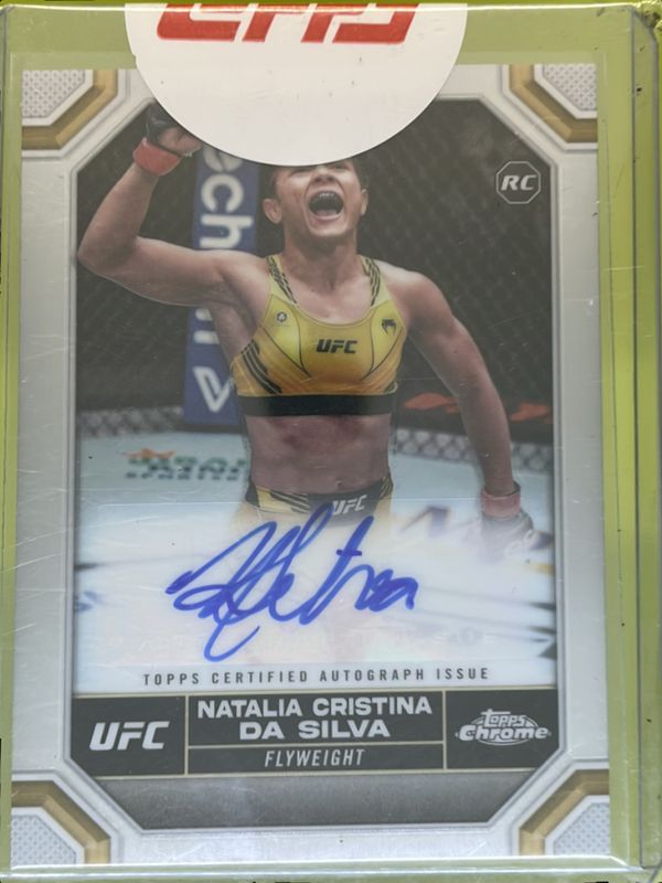 Natalia Cristina da Silva 2024 Topps Chrome UFC #CRA-NSI Rookie Autographs RAW