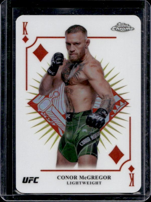 Conor McGregor 2024 Topps Chrome UFC #KAQ-2 Kings & Queens RAW