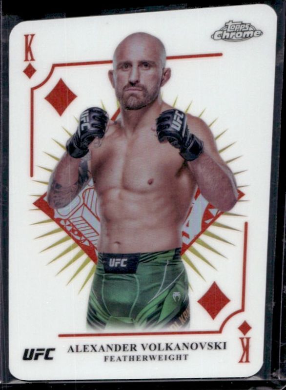 Alexander Volkanovski 2024 Topps Chrome UFC #KAQ-11 Kings & Queens RAW