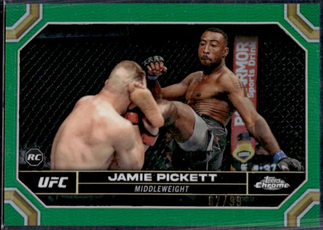 2024 Topps Chrome UFC #34 Green Refractor /99