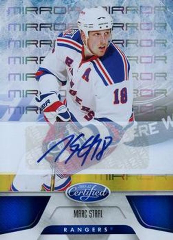 2011 Certified #124 Mirror Blue Signatures /99
