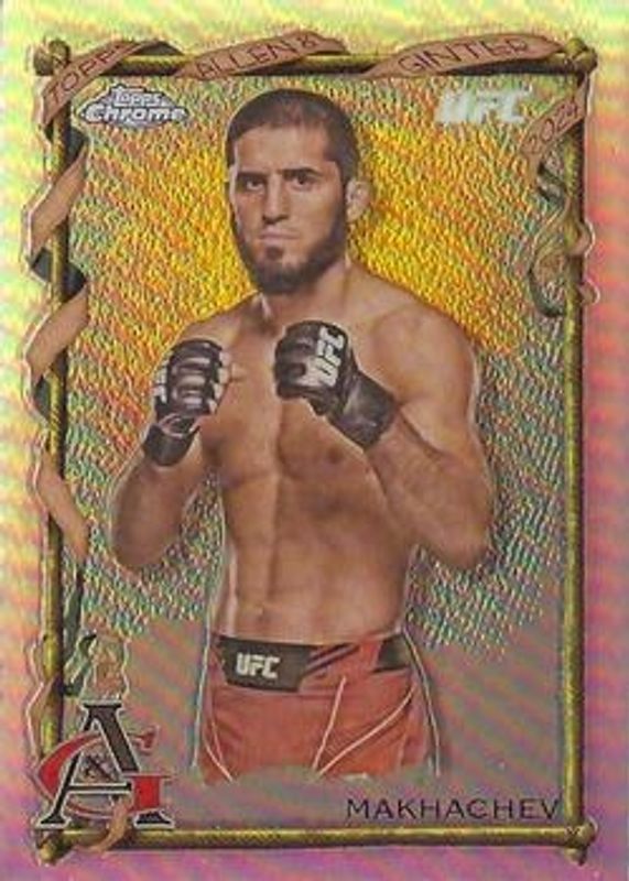 Islam Makhachev 2024 Topps Chrome UFC #AAG-11 Allen & Ginter - Refractor RAW