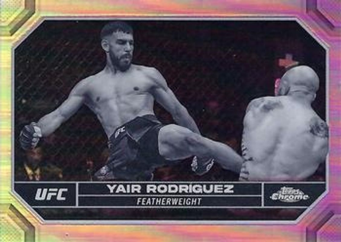 Yair Rodriguez 2024 Topps Chrome UFC #197 Negative Refractor RAW