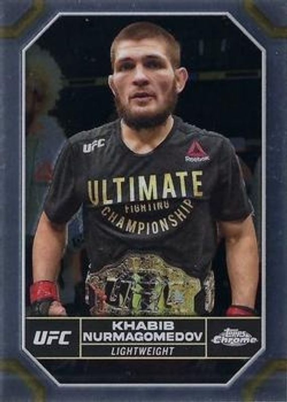 Khabib Nurmagomedov 2024 Topps Chrome UFC #112 Base RAW