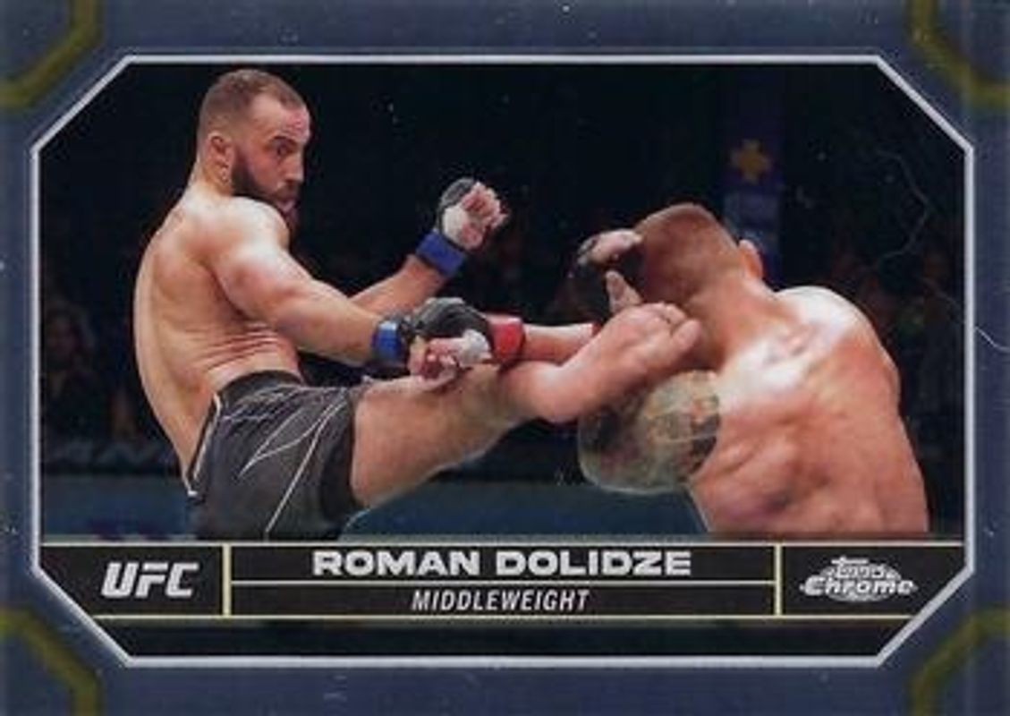Roman Dolidze 2024 Topps Chrome UFC #167 Base RAW