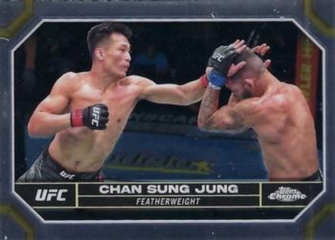 Chan Sung Jung 2024 Topps Chrome UFC #41 Base RAW