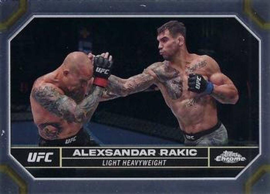 Aleksandar Rakic 2024 Topps Chrome UFC #11 Base RAW