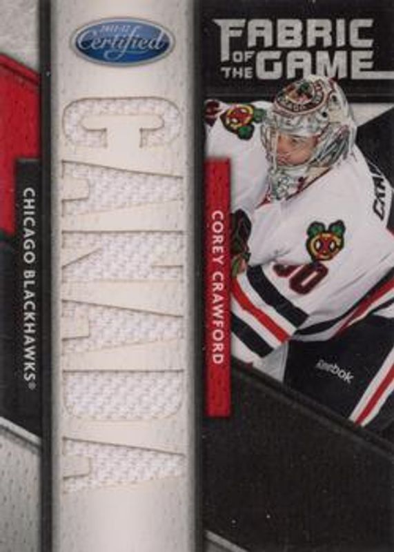 2011 Certified #34 Fabric of the Game National die-cut /25