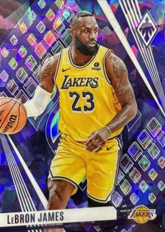 LeBron James 2023 Phoenix #211 Purple Ice /25 RAW