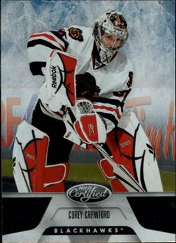 Corey Crawford 2011 Certified #93 Base /499 RAW