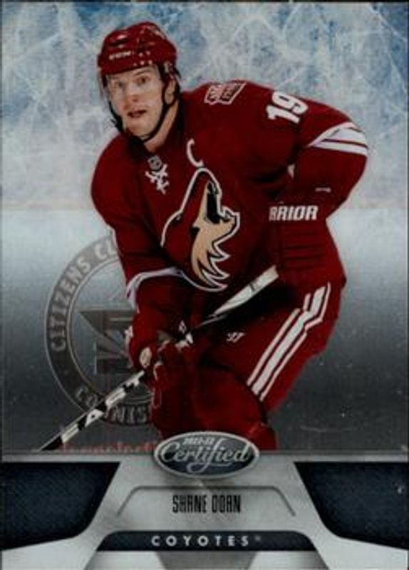 Shane Doan 2011 Certified #42 Base /499 RAW