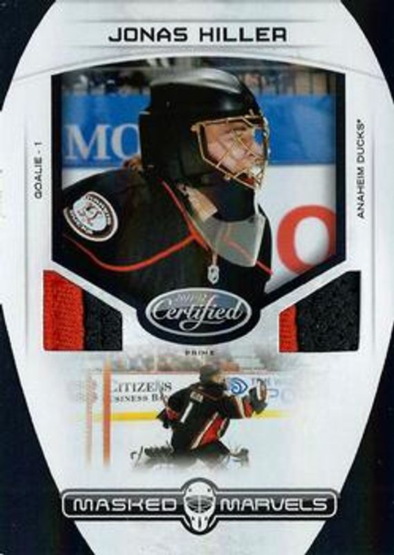 2011 Certified #18 Masked Marvels - Materials Prime /25