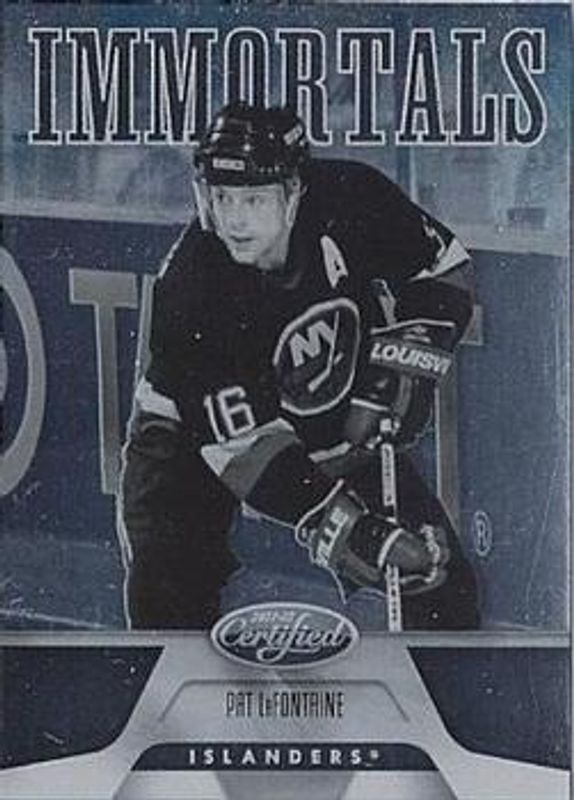 Pat LaFontaine 2011 Certified #153 Base /499 RAW