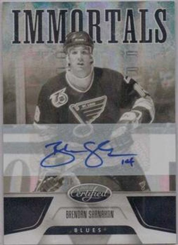 Brendan Shanahan 2011 Certified #151 Mirror Black Signatures /1 RAW