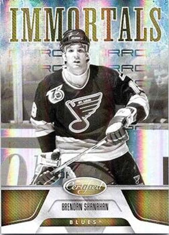 Brendan Shanahan 2011 Certified #151 Mirror Gold /25 RAW