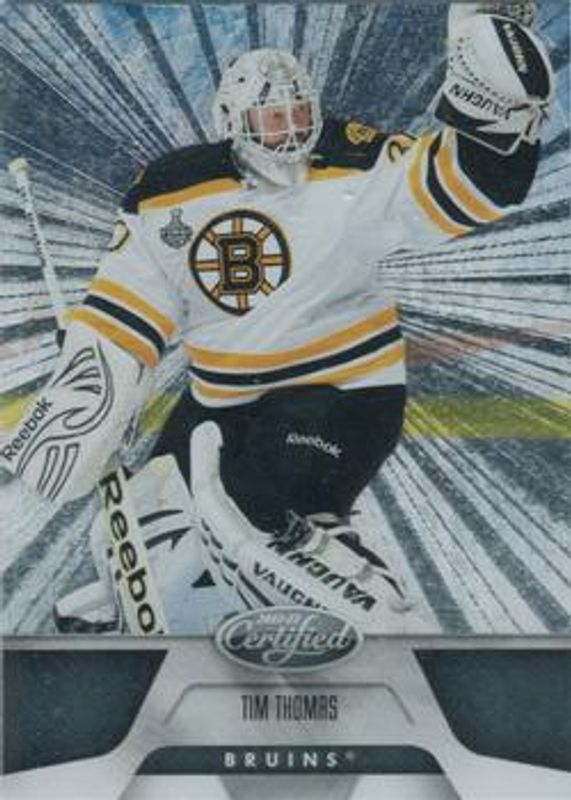 Tim Thomas 2011 Certified #96 Totally Silver RAW