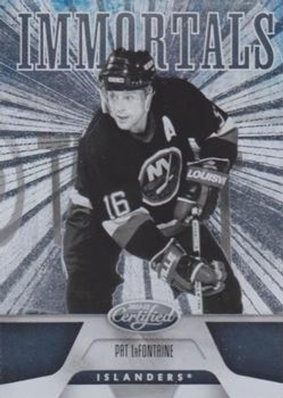 Pat LaFontaine 2011 Certified #153 Totally Silver RAW