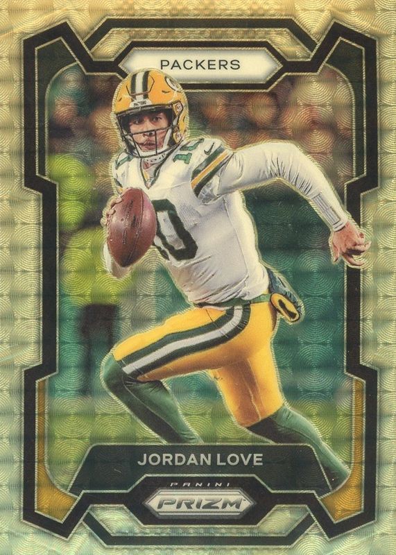 Jordan Love 2023 Prizm #110 Gold Vinyl /5 SGC 10