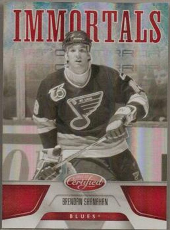 Brendan Shanahan 2011 Certified #151 Mirror Red /199 RAW