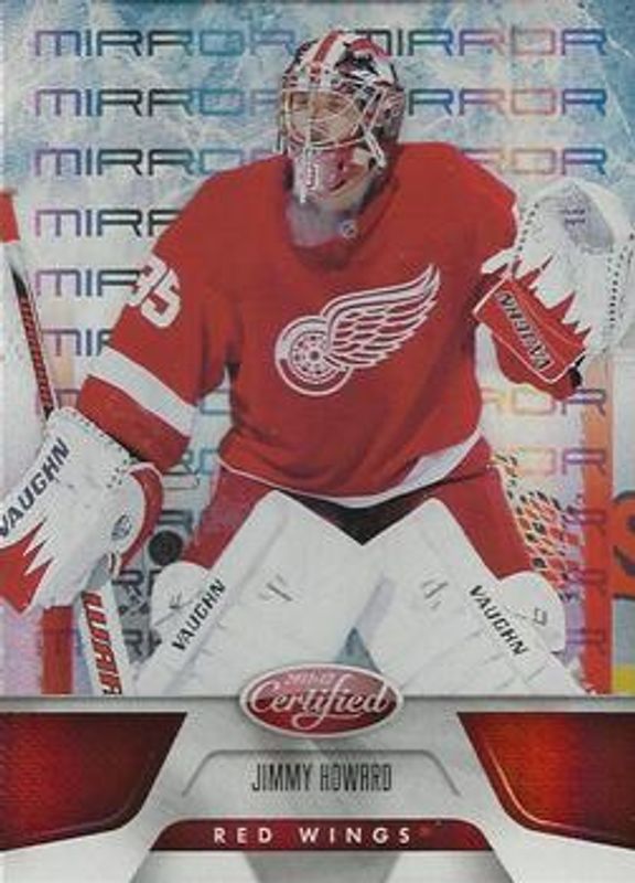 Jimmy Howard 2011 Certified #145 Mirror Red /199 RAW